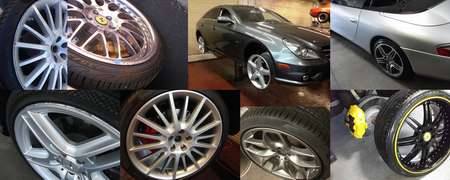 Wheel repair and refinishing -  Scottsdale,  Phoenix, Arizona 