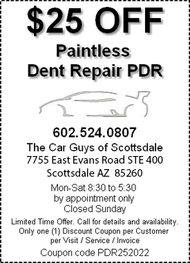Coupon - paintless dent repair