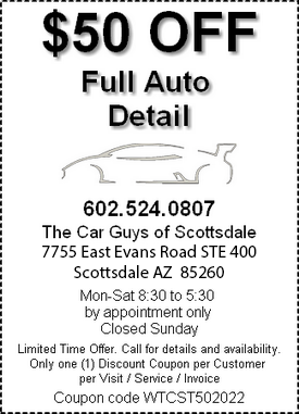 Coupon - auto detail