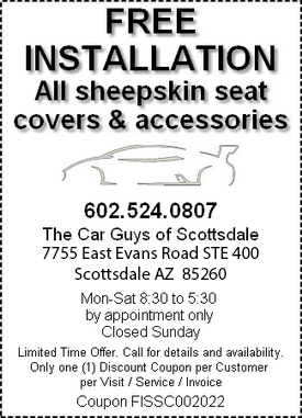 Coupon - sheepskin installation